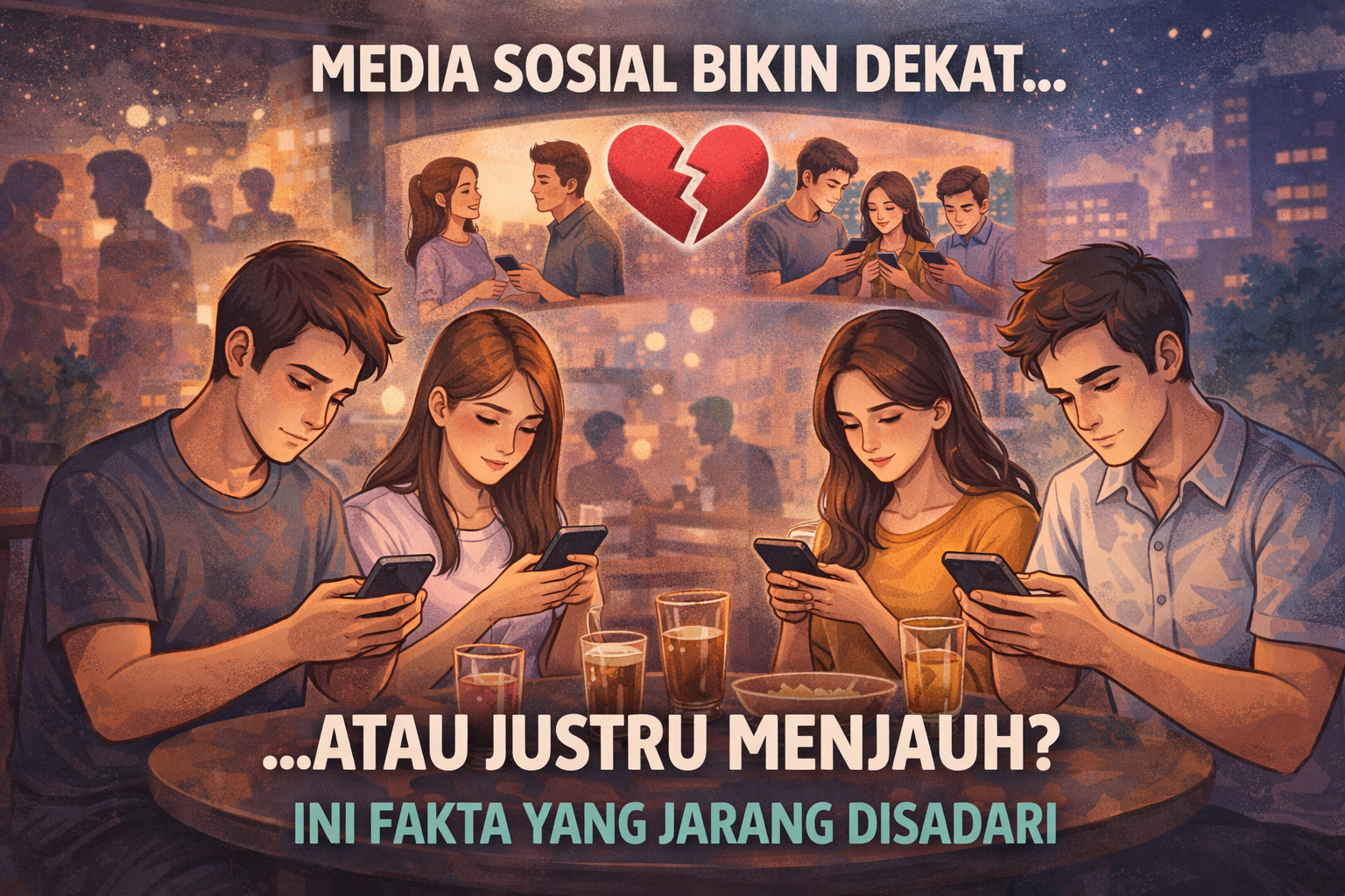 dampak media sosial pada hubungan