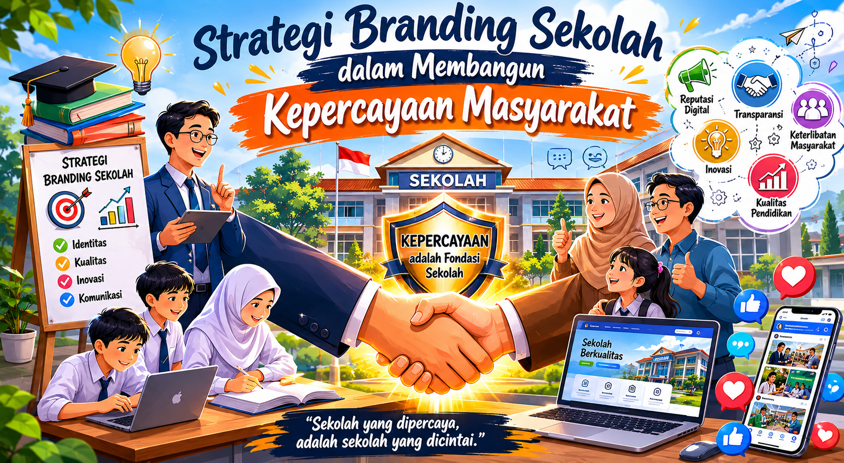 strategi branding sekolah