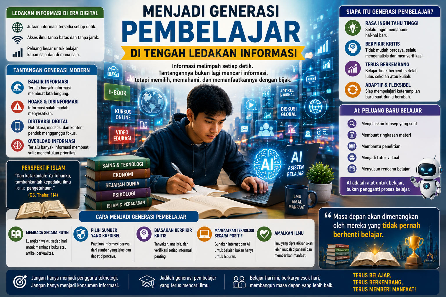 pentingnya menjadi generasi pembelajar di era informasi