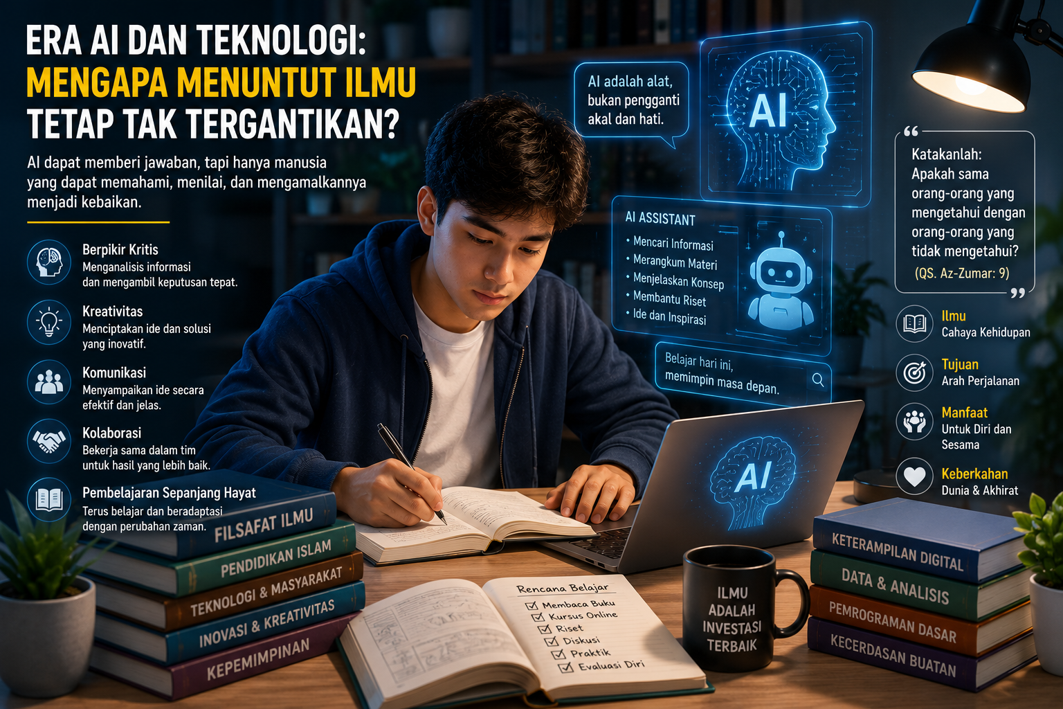 pentingnya menuntut ilmu di era teknologi modern
